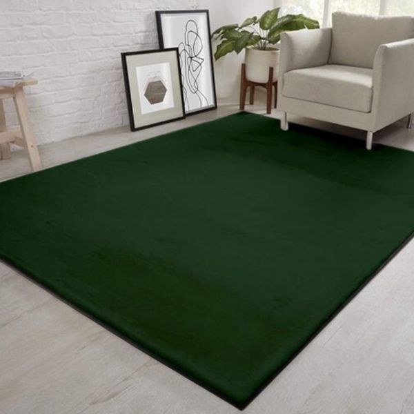 Covor Ego Rabbit, Super Pufos, Ultra-Fin, Calitate Premium, Verde, BR11940