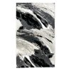 Covor Modern, Design 3D, Dormitor/Sufragerie, Yaman, Gri/Negru/Crem, ST1655A