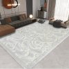 Covor Modern, Design 3D, Dormitor/Sufragerie, Yaman, Gri/Negru/Crem, ST1655A