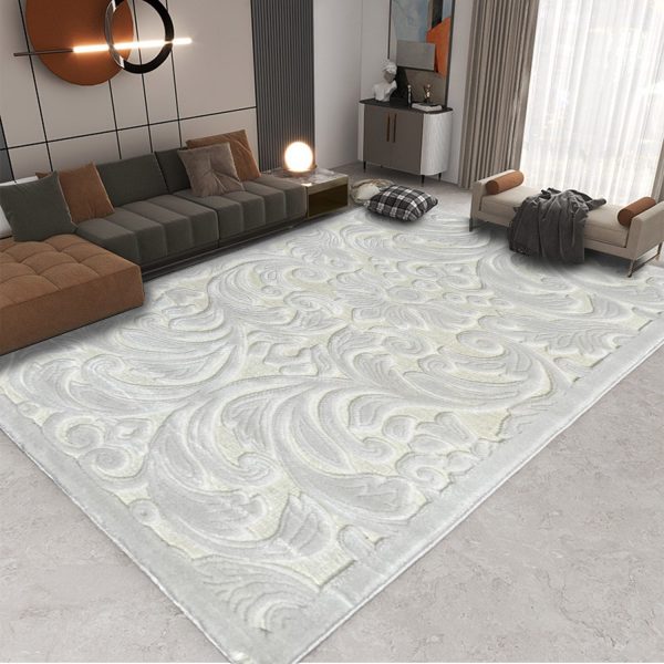 Covor Modern, Design 3D, Dormitor/Sufragerie, Crem, Mira, ST1002