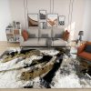 Covor Modern, Design 3D, Dormitor/Sufragerie, Yaman, Bej/Maro/Crem, BR1655B